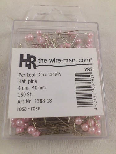 Farbigen Pins 4 mm 150 st. rosa